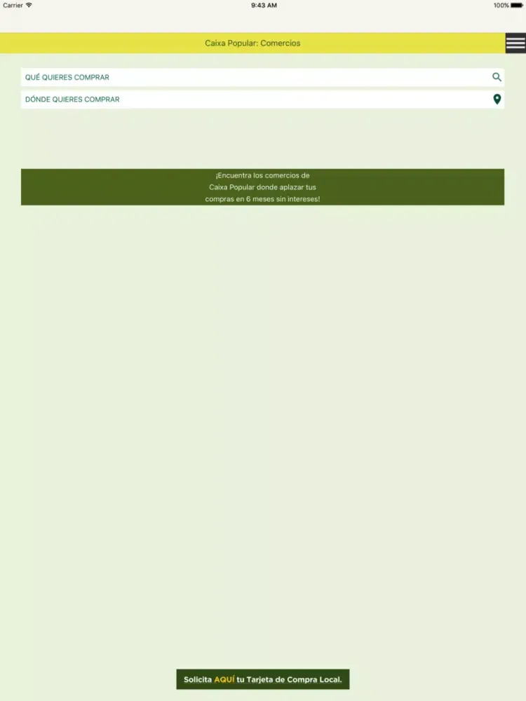 cxa pop compra local iPad  Screenshots