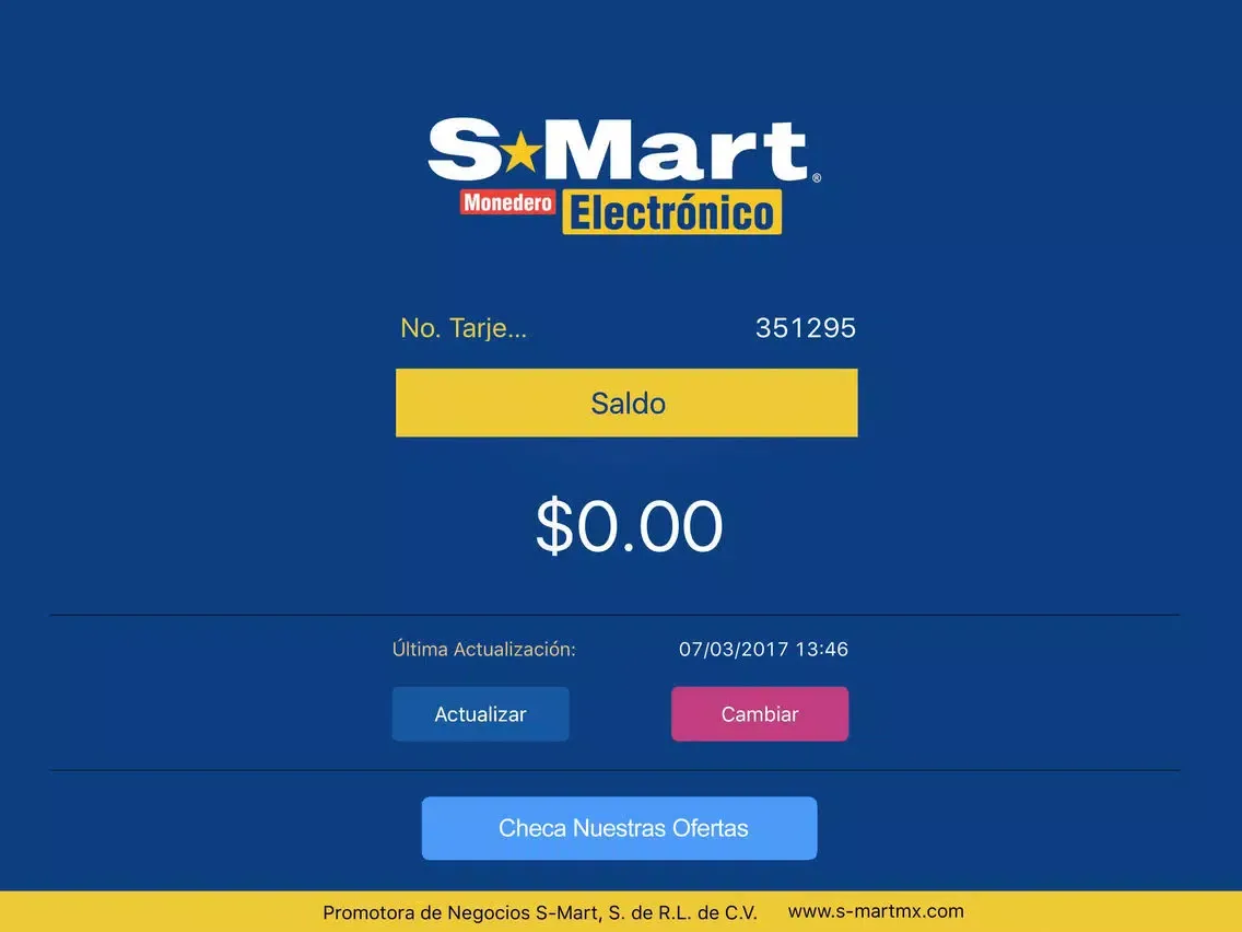 Super Monedero Electrónico S-Mart iPad  Screenshots