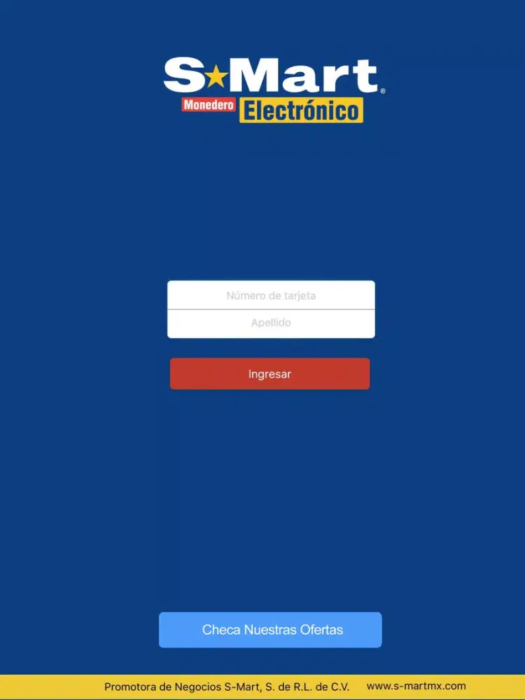 Super Monedero Electrónico S-Mart iPad  Screenshots