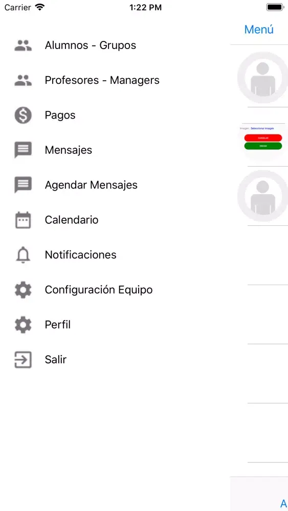 App Entrenador Screenshots