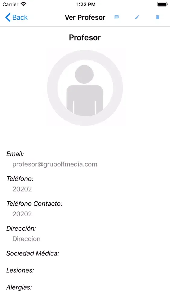 App Entrenador Screenshots