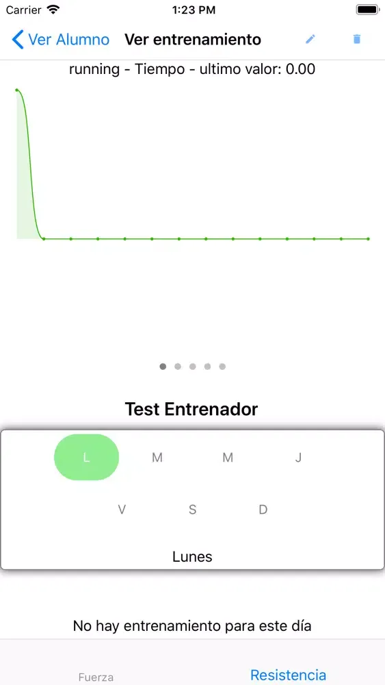 App Entrenador Screenshots