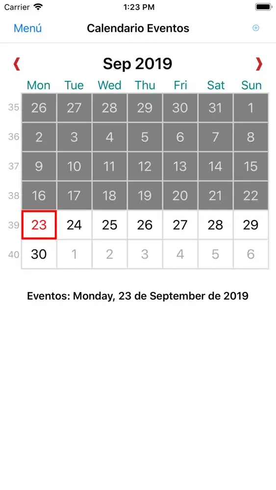 App Entrenador Screenshots