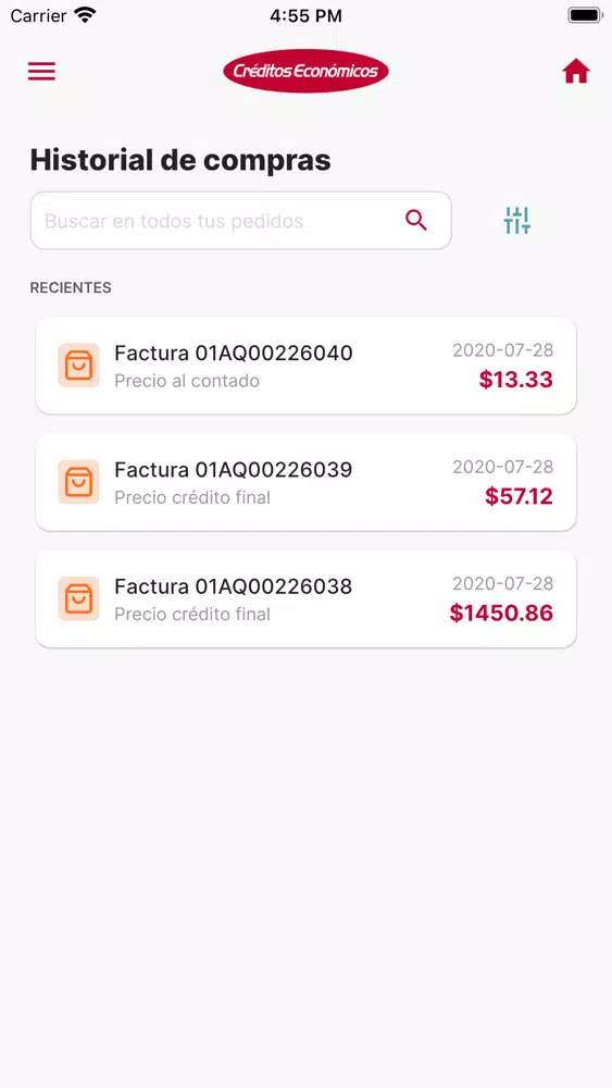 Captures d'écran de Créditos Económicos