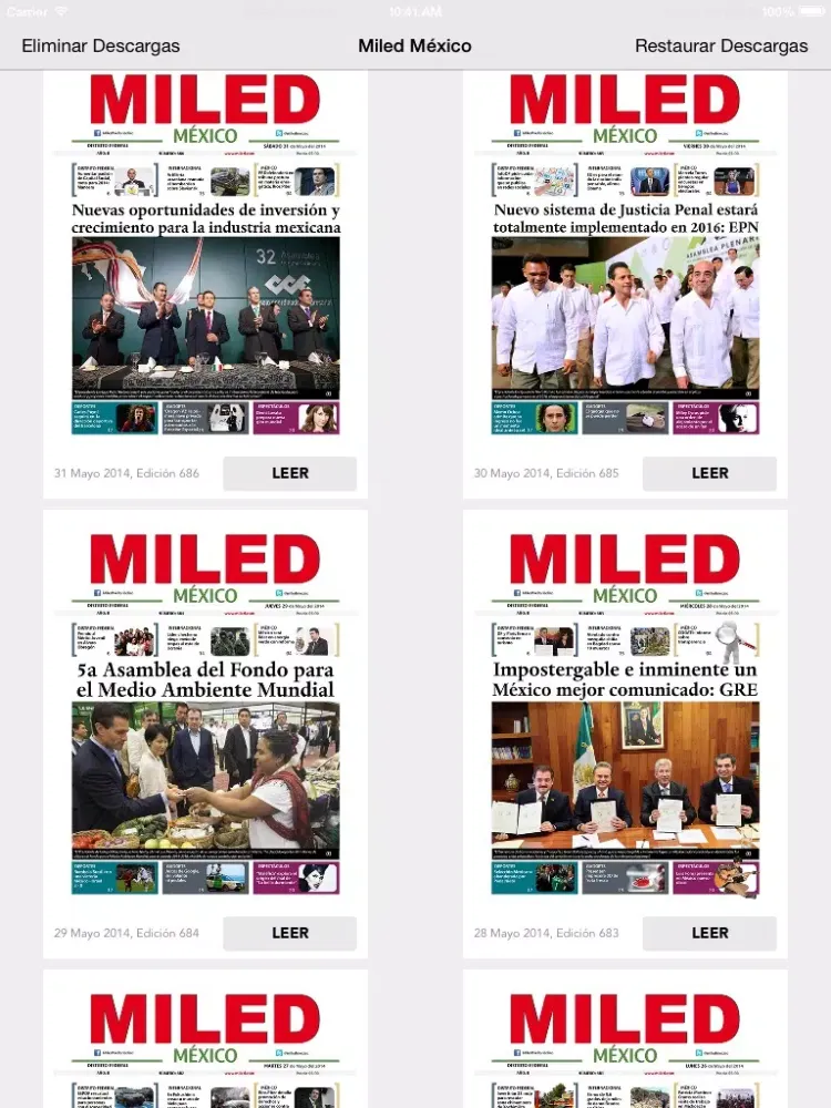 Miled México iPad  স্ক্রিনশট