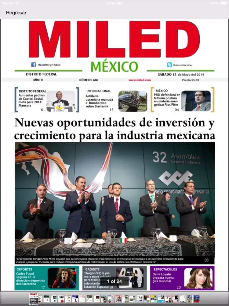 Miled México iPad  স্ক্রিনশট