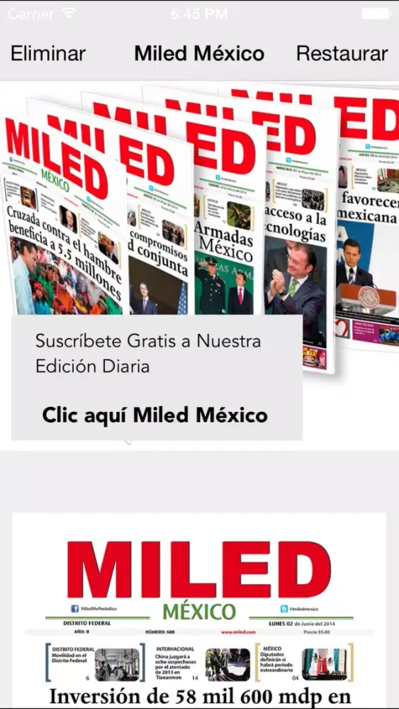 Miled México স্ক্রিনশট