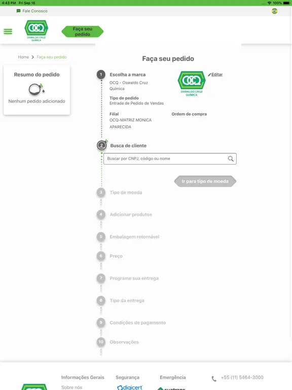 GRUPO OCQ - FORÇA DE VENDAS iPad 应用截图