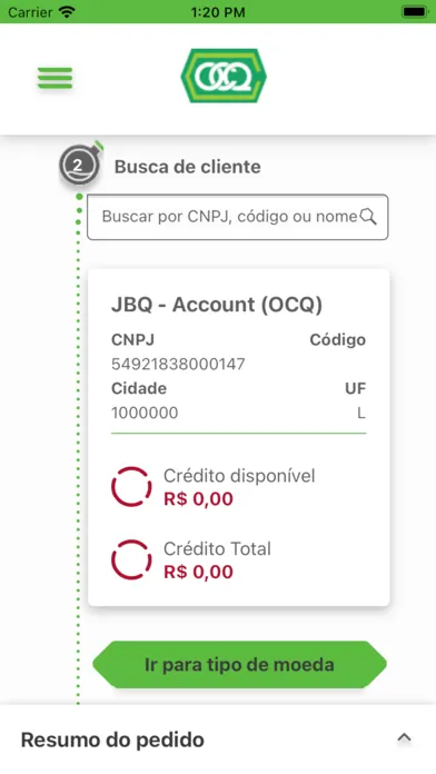GRUPO OCQ - FORÇA DE VENDAS应用截图