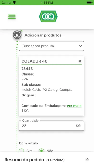 GRUPO OCQ - FORÇA DE VENDAS应用截图