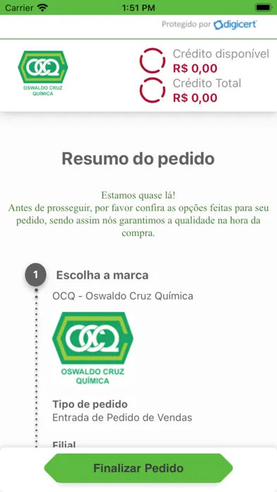 GRUPO OCQ - FORÇA DE VENDAS应用截图