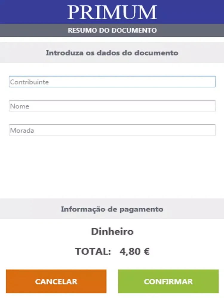 Скриншоты Pedir Conta iPad 