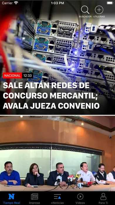 Capturas de pantalla de EL NORTE