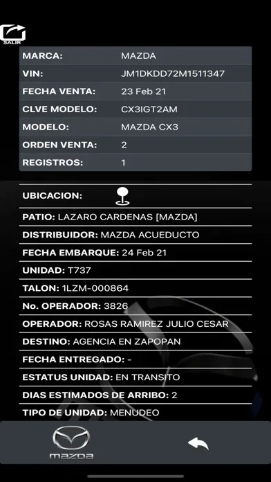 تصاویر Consulta Unidades Mazda