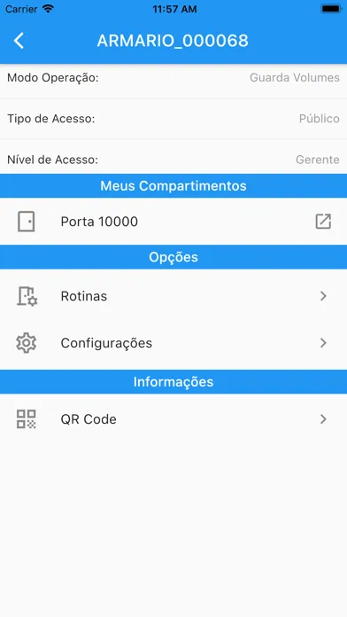 Armários Inteligentes Screenshots