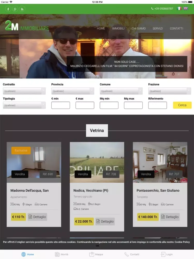 2M Immobiliare iPad  Screenshots
