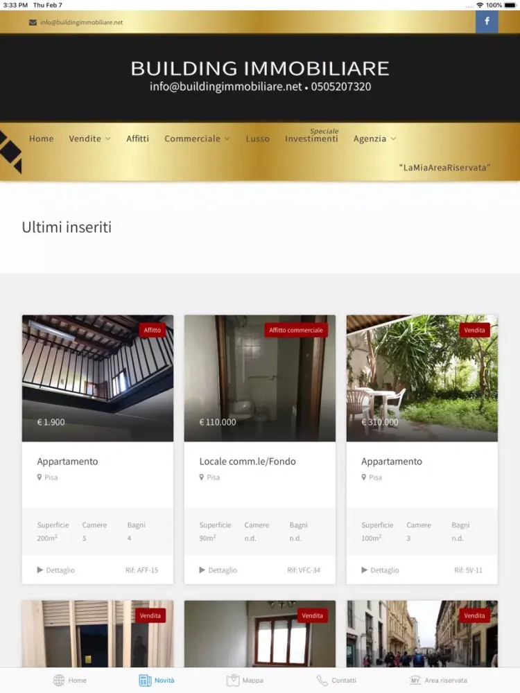 Building Immobiliare iPad  Screenshots