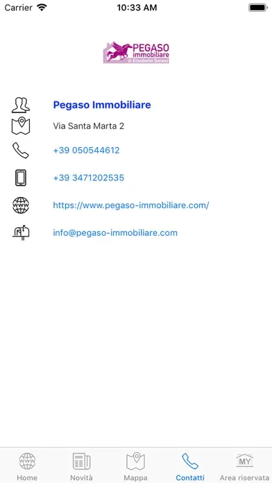 Capturas de tela do Pegaso Immobiliare
