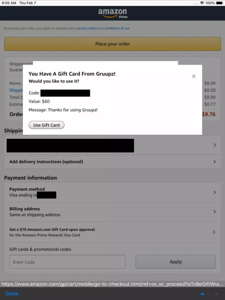 Скриншоты Gruupz Shopping Companion iPad 
