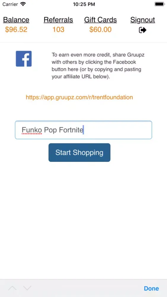 Скриншоты Gruupz Shopping Companion