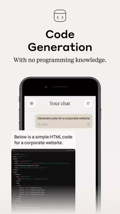 Chat AI with Claude - Chatbot 스크린샷