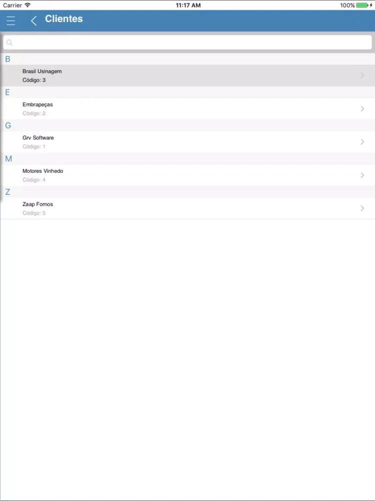 Screenshot di GRVCPS iPad 