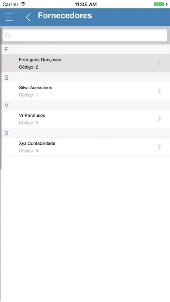 Screenshot di GRVCPS