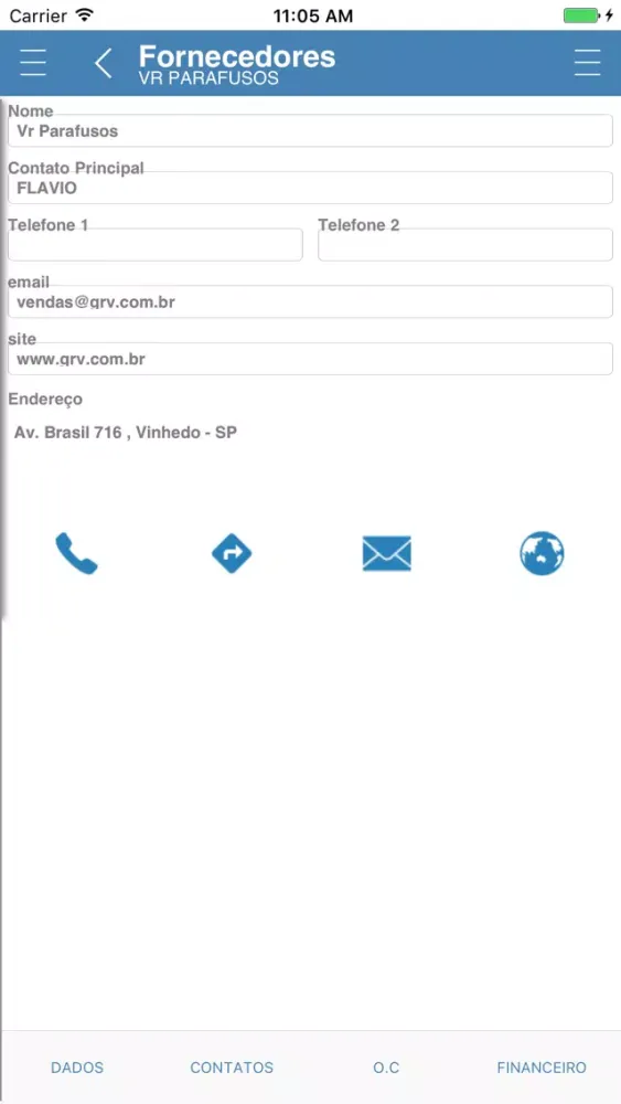 Screenshot di GRVCPS