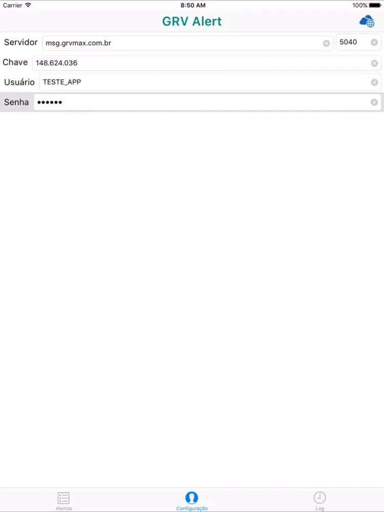 GRV Alert iPad  स्क्रीनशॉट