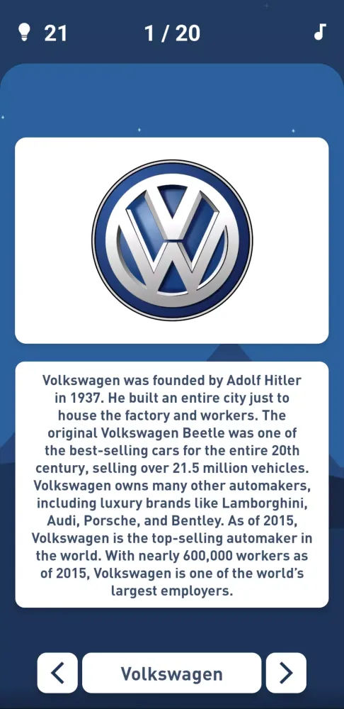 Capturas de pantalla de Car Logo Quiz
