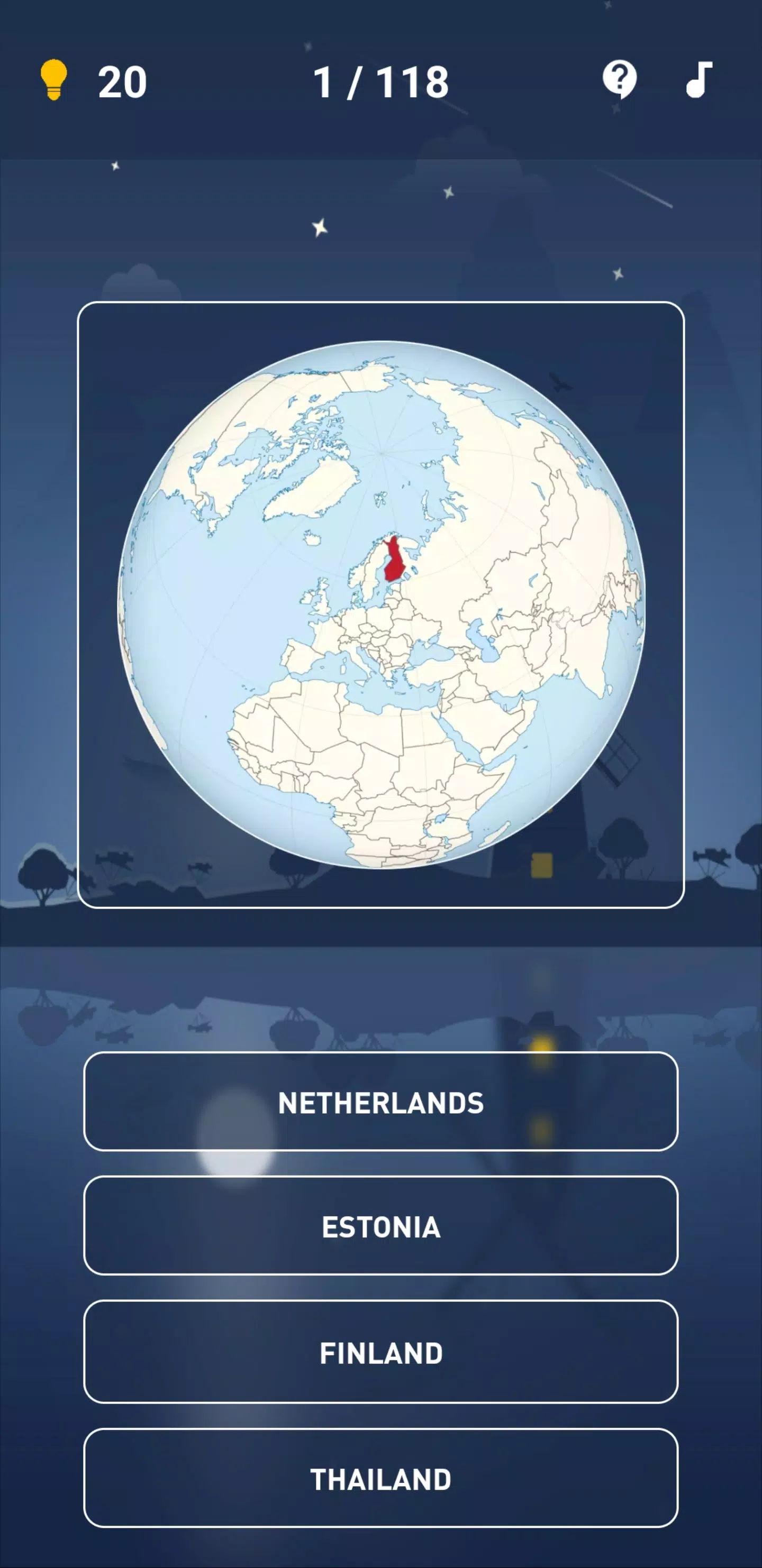 Flag quiz - Country flags Screenshots