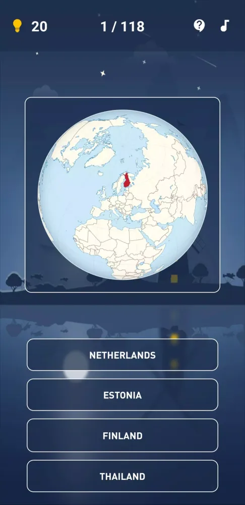 Captures d'écran de Flag quiz - Country flags