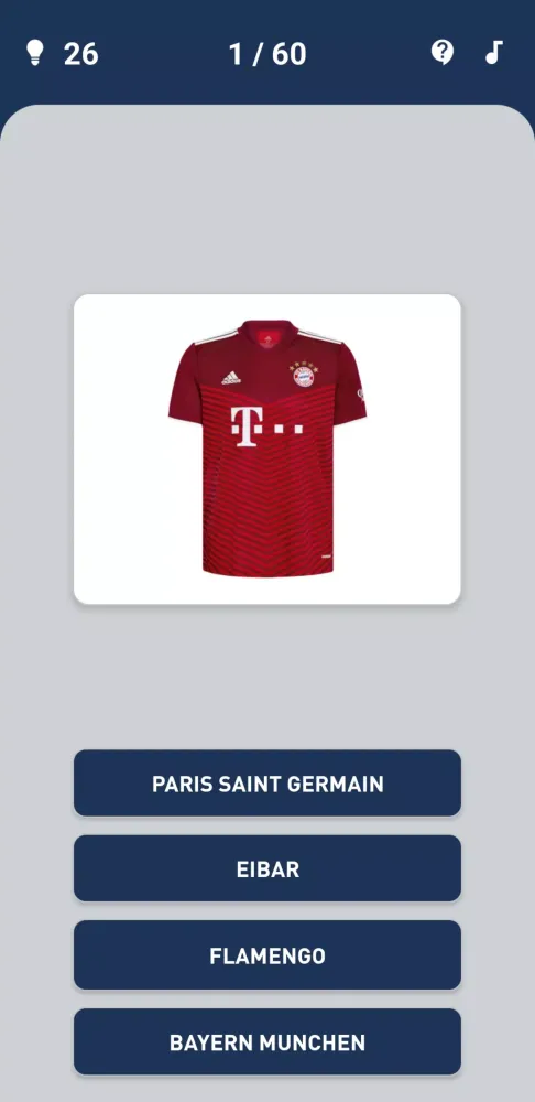 Ảnh chụp màn hình của Guess the Soccer Logo Quiz