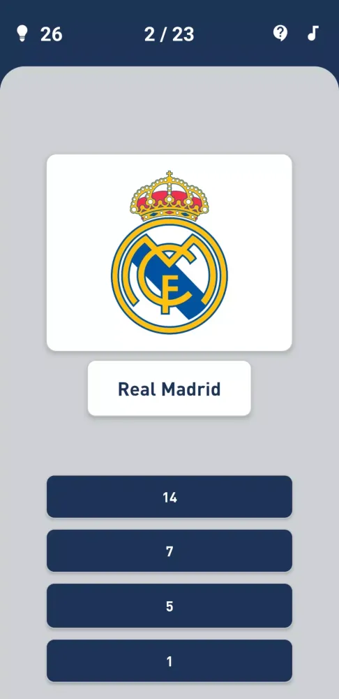 Ảnh chụp màn hình của Guess the Soccer Logo Quiz