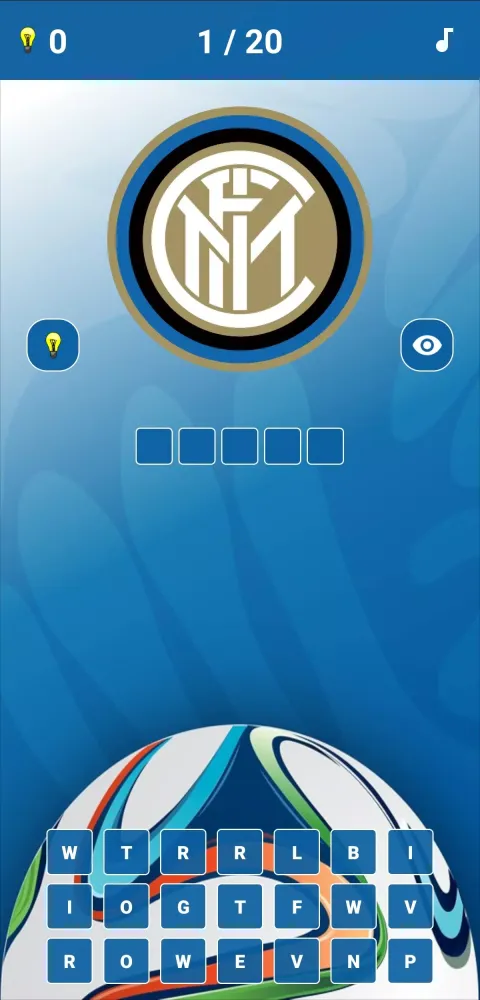 Soccer Clubs Logo Quiz Screenshots