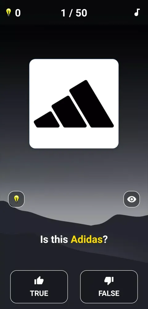 True or False Quiz Screenshots