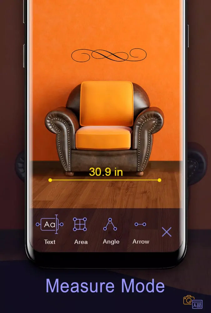 Capturas de pantalla de Ruler App: Camera Tape Measure