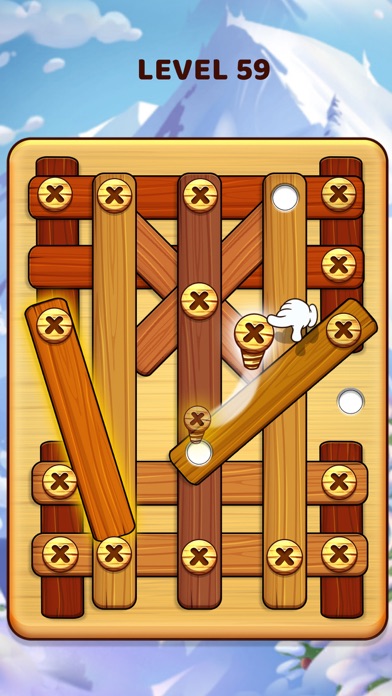 Wood Nuts Bolts Screw Puzzle应用截图