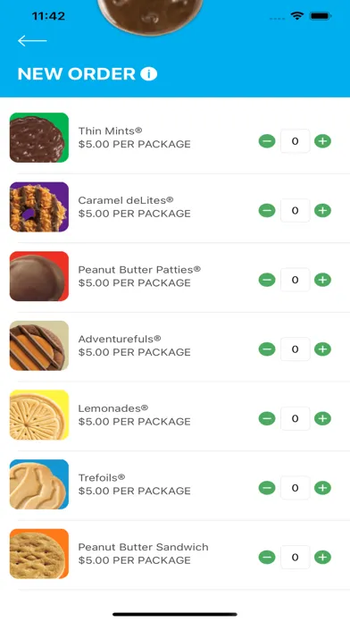 Tangkapan skrin Digital Cookie Mobile App