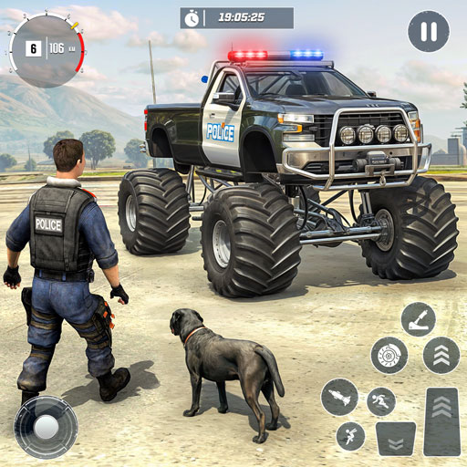 Police Monster Truck Cop Games