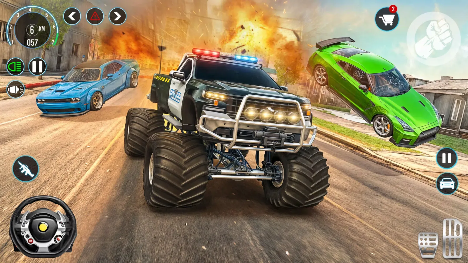 Police Monster Truck Cop Games Screenshots