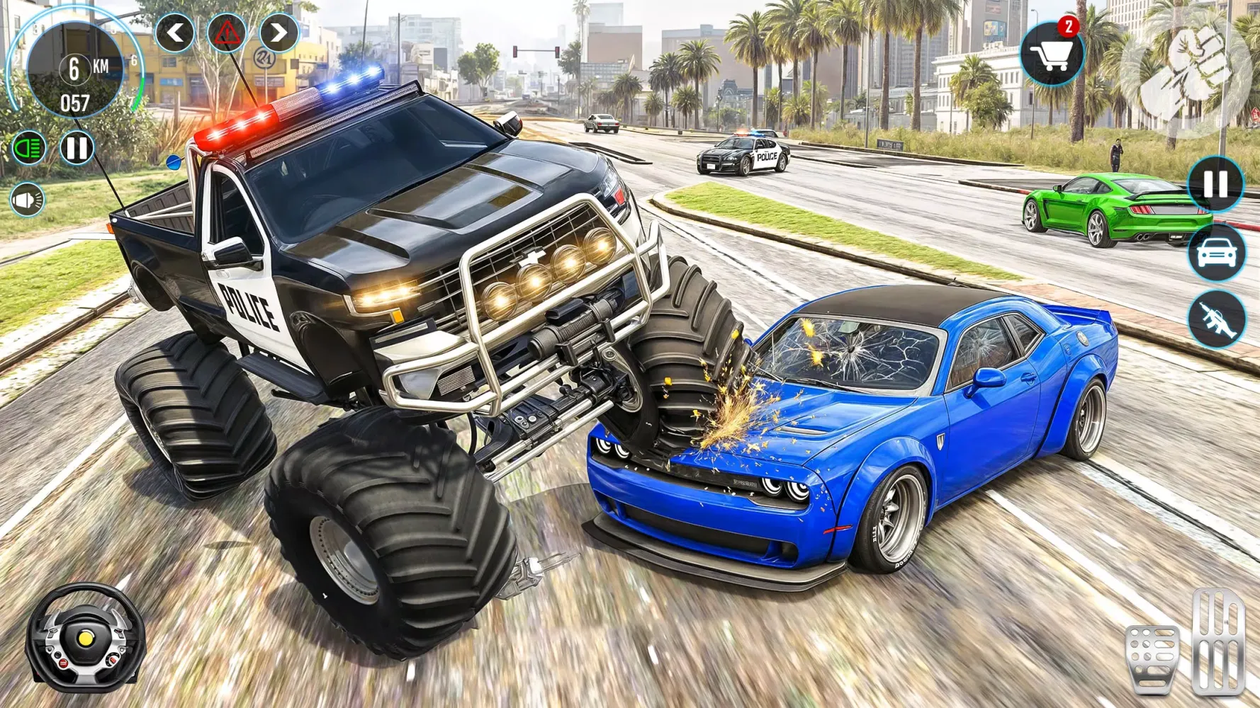 Police Monster Truck Cop Games Screenshots