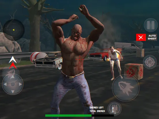 Zombie Shooting Waves Games 3D iPad  スクリーンショット