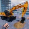 Heavy Crane JCB Excavator 3D