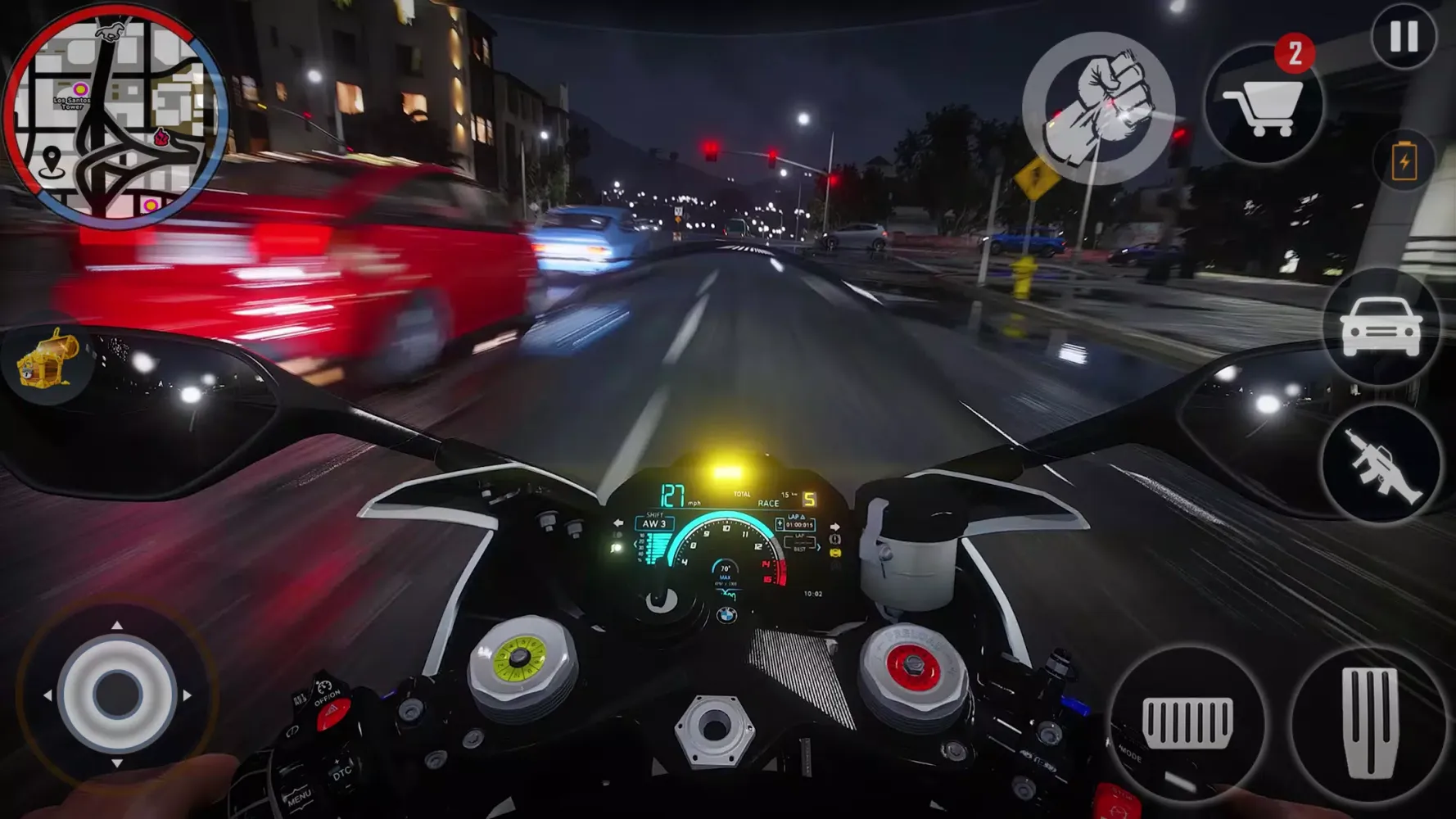 Highway Bike Riding & Racing Ekran Görüntüleri