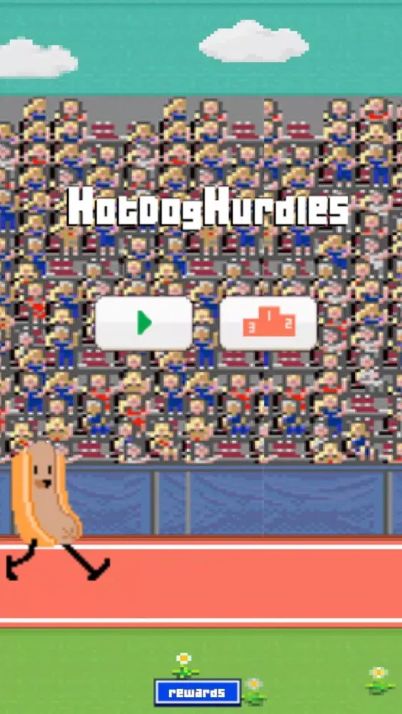 ภาพหน้าจอของ Hotdog Hurdles