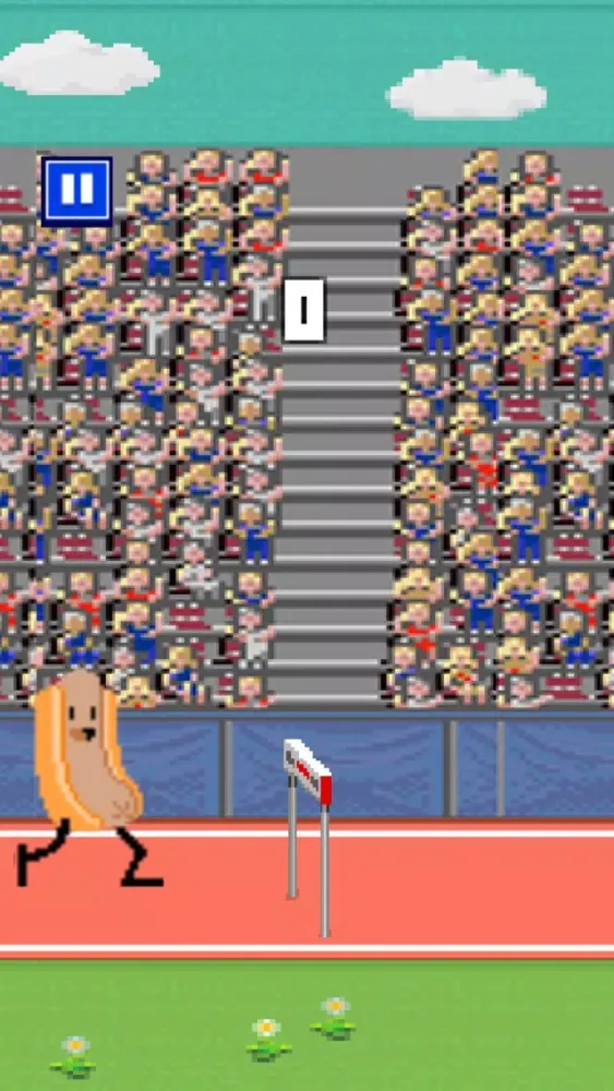 ภาพหน้าจอของ Hotdog Hurdles