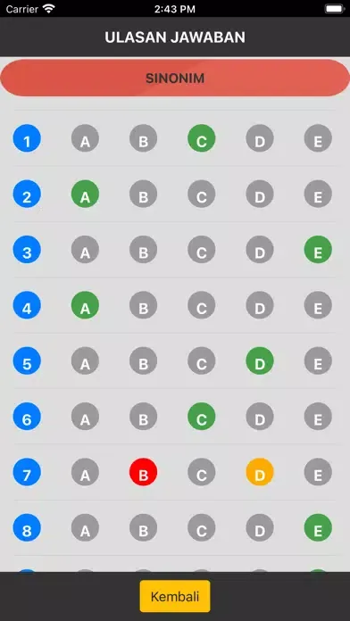 Captures d'écran de LJD Best Score Psikotes Kerja