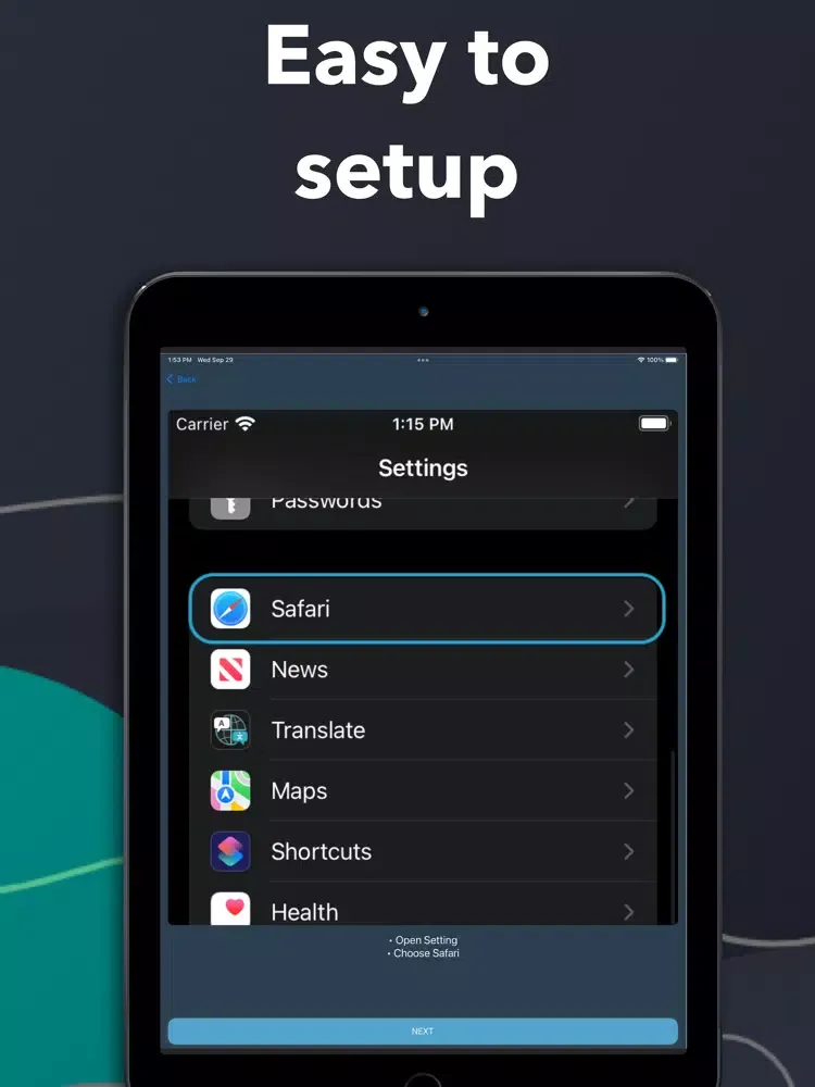 GS Dark - Dark mode for Safari iPad  Screenshots