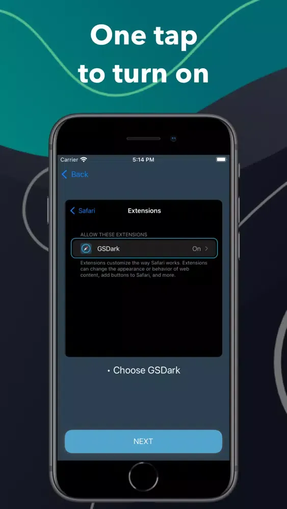 GS Dark - Dark mode for Safari Screenshots